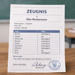 Unterrichtsende um 11:05Uhr – Halbjahreszeugnisse am 6. Februar 2026